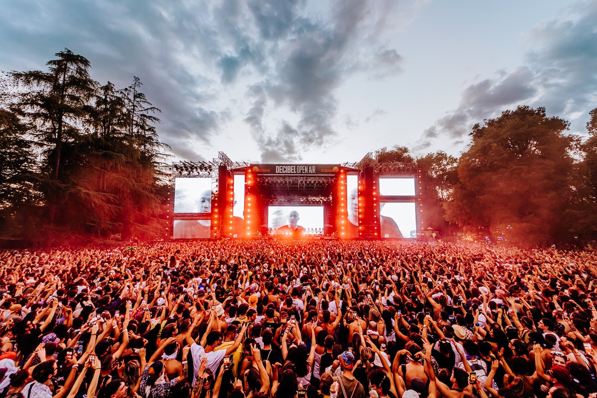 decibel open air 2022 main stage by day credits elephant studio